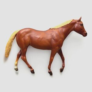 Vintage Breyer Quarter Horse Mare #227 Sorrel Stock Realistic Western 80s Rustic